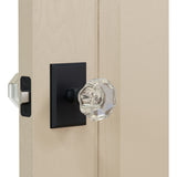 K4R2 (K4 Crystal Knob with Rectangle R2 Rosette)