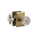 K4R2 (K4 Crystal Knob with Rectangle R2 Rosette)