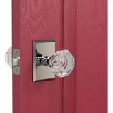 K4R2 (K4 Crystal Knob with Rectangle R2 Rosette)