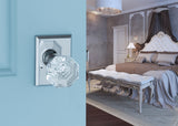 K4R2 (K4 Crystal Knob with Rectangle R2 Rosette)