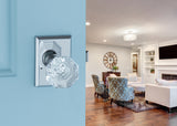 K4R2 (K4 Crystal Knob with Rectangle R2 Rosette)