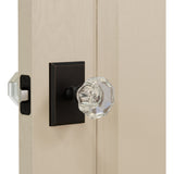 K4R2 (K4 Crystal Knob with Rectangle R2 Rosette)