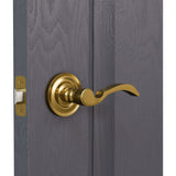 L1R1 Lever (L1 Lever with Beveled Round R1 Rosette)