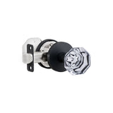 K4R4 (K4 Crystal Knob with Modern Round R4 Rosette)