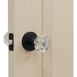 K4R4 (K4 Crystal Knob with Modern Round R4 Rosette)