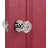 K4R4 (K4 Crystal Knob with Modern Round R4 Rosette)