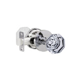 K4R4 (K4 Crystal Knob with Modern Round R4 Rosette)