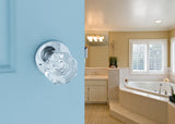 K4R4 (K4 Crystal Knob with Modern Round R4 Rosette)