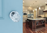 K4R4 (K4 Crystal Knob with Modern Round R4 Rosette)