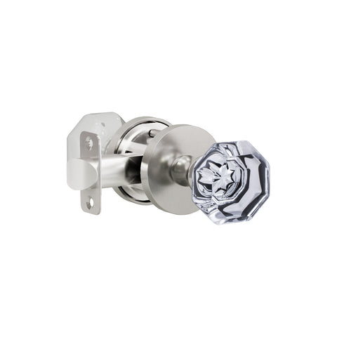 K4R4 (K4 Crystal Knob with Modern Round R4 Rosette)