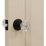 K4R4 (K4 Crystal Knob with Modern Round R4 Rosette)