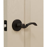 L1R4 Lever (L1 Lever with Modern Round R4 Rosette)