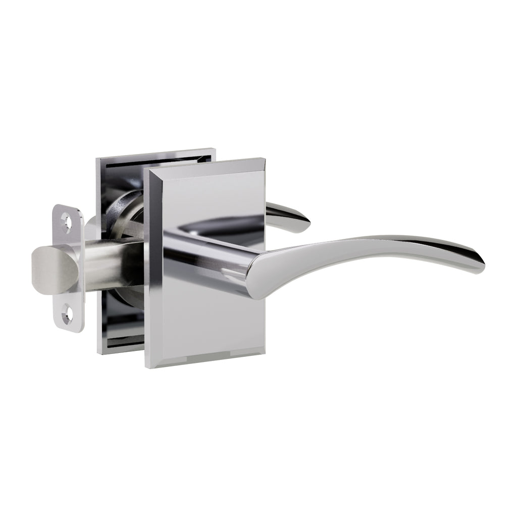 L4R2 Lever (L4 Lever with Rectangle R2 Rosette) – Montana Forge Hardware
