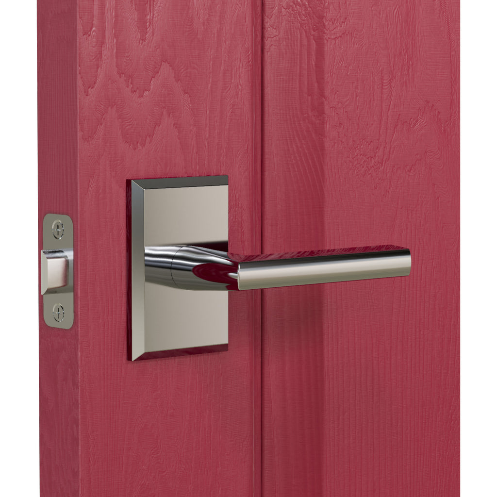R2 Rectangular Lock L7R2 Lever (L7 Lever with Rectangle R2 Rosette) – Montana Forge Hardware