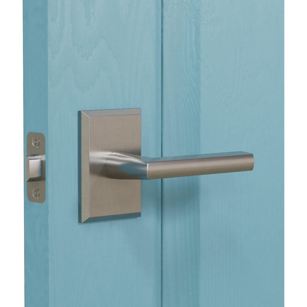 R2 Rectangular Lock L7R2 Lever (L7 Lever with Rectangle R2 Rosette) – Montana Forge Hardware